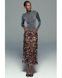 Maeve - Sequin Midi Skirt - Lyst