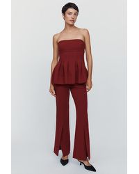 By Anthropologie - Tailored Split-Hem Trousers - Lyst