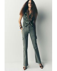 Sanctuary - Sculpted Hayden Cargo Bootcut Trousers - Lyst