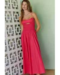 Celandine - Mermaid Bay 100% Cotton Midi Dress - Lyst