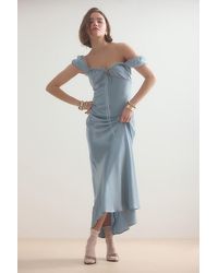 Bardot - Stasia Satin Maxi Slip Dress - Lyst