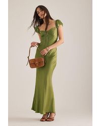 Bardot - Stasia Satin Maxi Slip Dress - Lyst