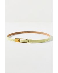 Maeve - Skinny Square Buckle Belt - Lyst