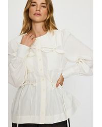 Damson Madder - Lettie 100% Cotton Bow Blouse - Lyst