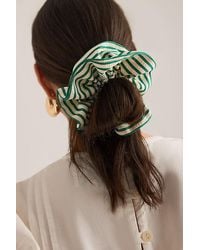 Anthropologie - Oversized Stripe Scrunchie - Lyst