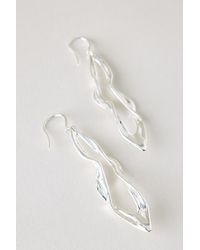 By Anthropologie - Plated Molten Drop Earrings - Lyst