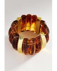 By Anthropologie - Two-Tone Stretch Bracelet - Lyst