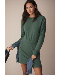 Daily Practice by Anthropologie - Long-Sleeve Asymmetrical Mini Dress - Lyst