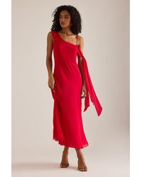 Kitri - Jessica Asymmetric Drape Maxi Dress - Lyst