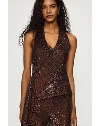 Bardot - Melanie Halter Sequin Top - Lyst