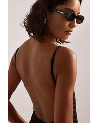 By Anthropologie - Rectangle Sunglasses - Lyst