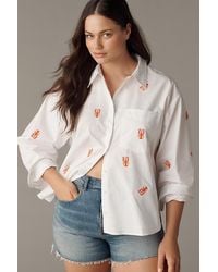 Maeve - The Shrunken Bennet Buttondown Shirt By - Lyst
