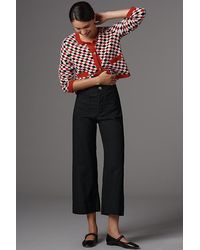 Maeve - The Colette Cropped Wide-Leg Trousers By - Lyst