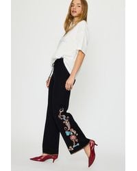 Never Fully Dressed - Paisley Wide-Leg Trousers - Lyst