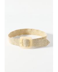 By Anthropologie - Raffia Waist Belt - Lyst