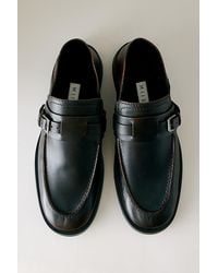 Miista - Els Mule Leather Loafers - Lyst