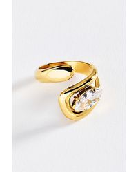 Anthropologie - Bezel Wrap Ring - Lyst