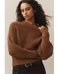 Pilcro - Crew-Neck Waffle Jumper - Lyst