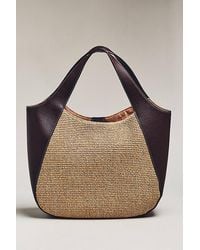 By Anthropologie - The Sonia Raffia Slouchy Tote Bag - Lyst