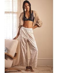 By Anthropologie - Cotton Boxer Pyjama Bottoms - Lyst