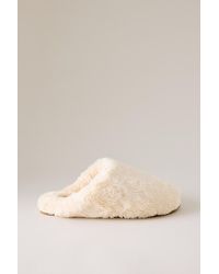 Maeve - Faux-Fur Scuff Slippers - Lyst
