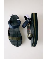Barbour - Mila Platform Sandals - Lyst