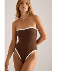 4th & Reckless - Brea Bandeau One-Piece Swimsuit - Lyst