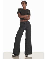 Pilcro - The Rylan Relaxed High-Rise Flare Jeans By - Lyst