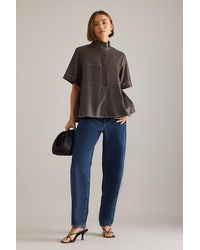 FRAME - The Neat High-Rise Barrel Jeans - Lyst