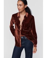 Pilcro - The Hadley Relaxed Buttondown Shirt By Velvet Edition - Lyst