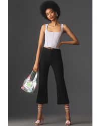 Maeve - 70s Slim Cropped Kick-flare Trousers - Lyst