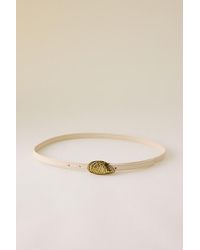 By Anthropologie - Skinny Shell Hardware Belt - Lyst