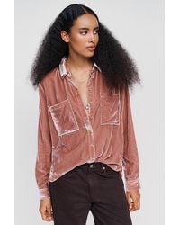 Pilcro - The Hadley Relaxed Buttondown Shirt By Velvet Edition - Lyst