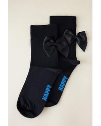 Happy Socks - Bow Crew Socks - Lyst