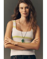 Maeve - Square-Neck Knit Tank Top - Lyst