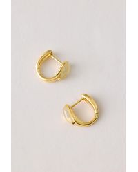 Pdpaola - Plated Isla Hoop Earrings - Lyst