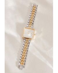 ROSEFIELD - Rosefield Box Gold-plated Stainless Steel Multi-link Wrist Watch - Lyst