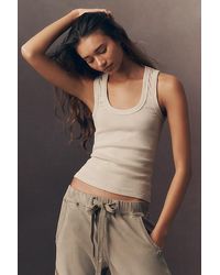 Pilcro - Soft Wash Icon Tank Top By - Lyst