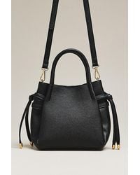 Maeve - Faux-Leather Mini Tulip Satchel - Lyst