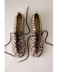 Maeve - Tie-Up Grommet Ballet Flats - Lyst