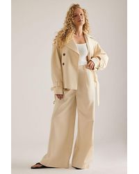 Odd Muse - Cotton Mix Wide-Leg Trousers - Lyst