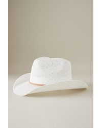 Anthropologie - Sparkle Straw Cowboy Hat - Lyst