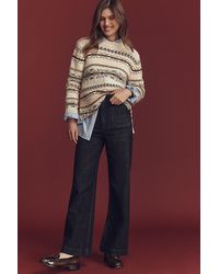 Maeve - The Colette Full-Length High-Rise Wide-Leg Jeans By - Lyst
