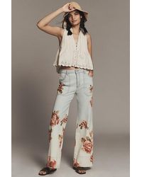 Pilcro - The Rylan Relaxed High-Rise Flare Jeans By - Lyst