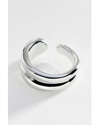 By Anthropologie - Mod Metal Stacking Ring - Lyst