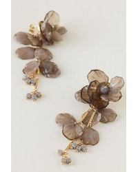 By Anthropologie - Floral Drop Earrings - Lyst