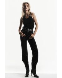 Pilcro - The Annie High-Rise Straight-Leg Jeans By - Lyst