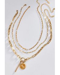By Anthropologie - Shades Of Sea Layered Necklaces Set - Lyst