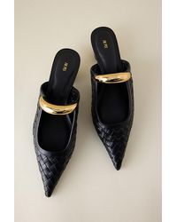JW PEI - Helena Weave Pierced Mule Heels - Lyst