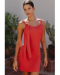 Celandine - Jersey Draped Mini Dress - Lyst